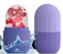 Ice Roller Massager for Face Cooling, Skin Care and Relaxing Self Care Routine, Handy Wellness Gift Item for Daily Use, Beauty Gifting and Personal Care Convenience